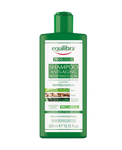  Equilibra Tricologica Przeciwstarzeniowy szampon chroniący kolor, 300 ml, cena, opinie, właściwości  - Apteka internetowa Melissa  