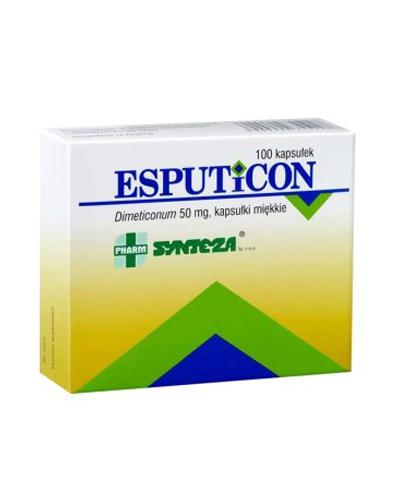 ESPUTICON 50 mg - 100 kaps.