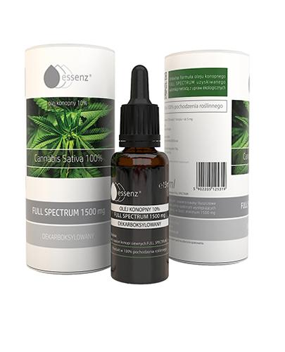  ESSENZ Cannabis Sativa Olej konopny 10% dekarboksylowany - 15 ml  - cena, dawkowanie, opinie  - Apteka internetowa Melissa  