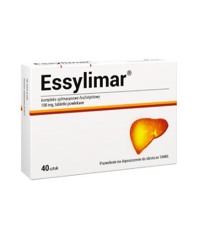 ESSYLIMAR - 40 tabl. Na wątrobę - cena opinie, właściwości