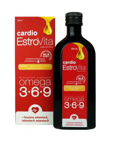  EstroVita Cardio Omega 3-6-9, 250 ml, cena, opinie, wskazania - Apteka internetowa Melissa  