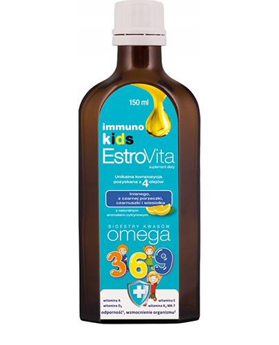  EstroVita Immuno Kids Olej z naturalnym aromatem cytrynowym - 150 ml - cena, opinie, właściwości - Apteka internetowa Melissa  