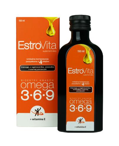  EstroVita Omega 3-6-9 + witamina E, 150 ml, cena, opinie, stosowanie - Apteka internetowa Melissa  
