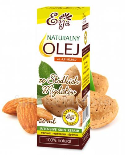ETJA Naturalny olej ze słodkich migdałów - 50 ml