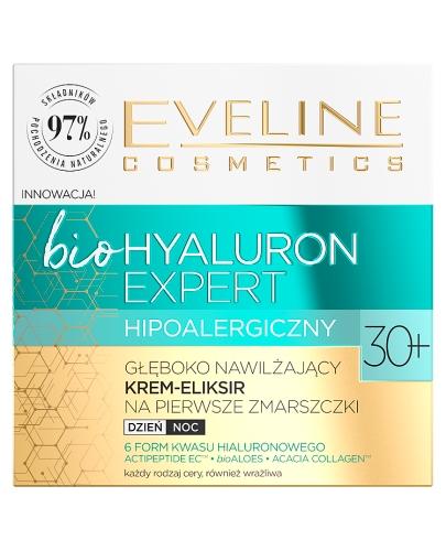  Eveline Bio Hyaluron Expert Głęboko nawilżający krem-eliksir na pierwsze zmarszczki 30+ - 50 ml - cena, opinie, właściwości  - Apteka internetowa Melissa  
