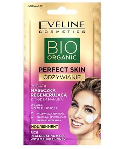  Eveline Bio Organic Perfect Skin Odżywianie Bogata maseczka regenerująca z miodem manuka - 8 ml - cena, opinie, właściwości - Apteka internetowa Melissa  