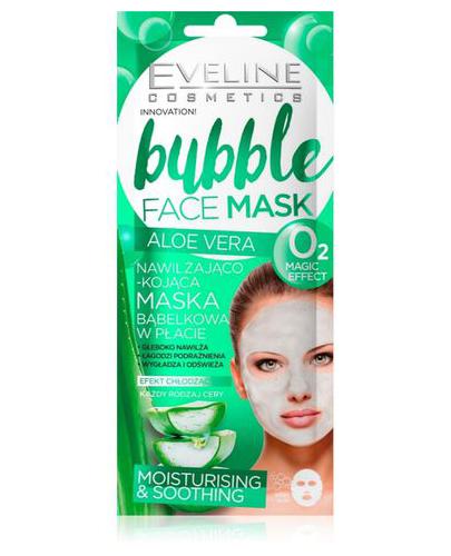 Eveline Bubble Face Mask Aloe Vera Nawilżająco-kojąca maska bąbelkowa w płacie - 1 szt. - cena, opinie, właściwości - Apteka internetowa Melissa