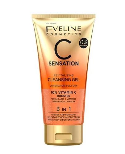  Eveline C Sensation Rewitalizujący żel oczyszczający 3 w 1 - 150 ml - cena, opinie, skład - Apteka internetowa Melissa  