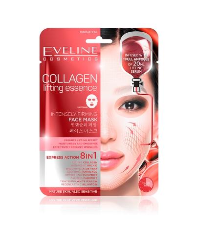  Eveline Collagen Lifting Essence Silnie liftingująca kolagenowa maska anti-age na tkaninie - 1 szt. - cena, opinie, właściwości  - Apteka internetowa Melissa  