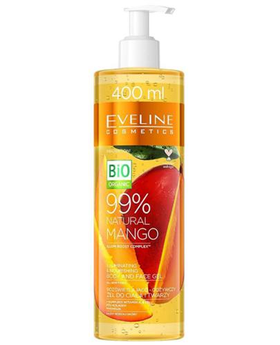  Eveline Cosmetics 99% Natural Mango Rozświetlająco - odżywczy żel do ciała i twarzy - 400 ml - cena, opinie, właściwości - Apteka internetowa Melissa  