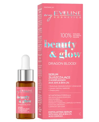  Eveline Cosmetics Beauty & Glow Serum złuszczające z kompleksem AHA 30 % & BHA 2 %, 18 ml, cena, opinie, skład - Apteka internetowa Melissa  