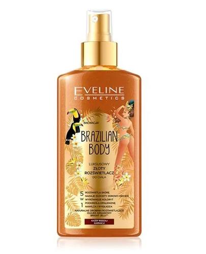  Eveline Cosmetics Brazilian Body Luksusowy złoty rozświetlacz do ciała 5w1 - 150 ml - Apteka internetowa Melissa  