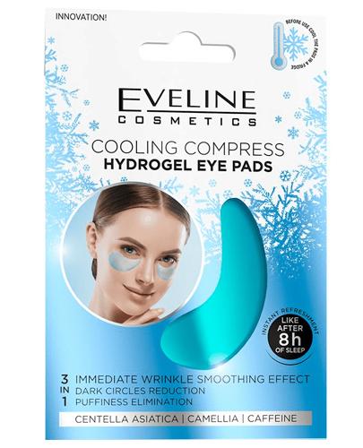  Eveline Cosmetics Cooling Compress Hydrogel Eye Pads Hydrożelowe płatki w formie chłodzącego kompresu pod oczy - 2 szt. - cena, opinie, stosowanie - Apteka internetowa Melissa  