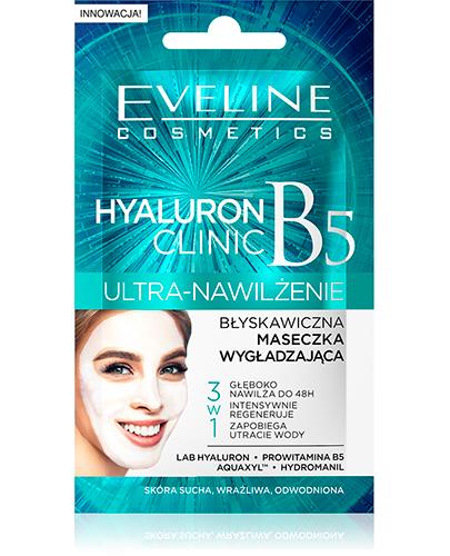  Eveline Cosmetics Hyaluron Clinic B5 Błyskawiczna maseczka wygładzająca, 7 ml, cena, opinie, właściwości - Apteka internetowa Melissa  
