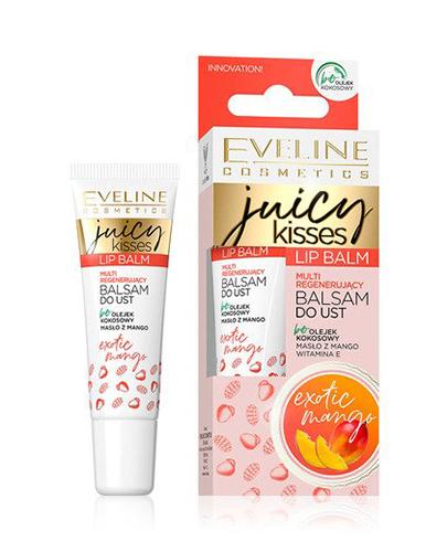  Eveline Cosmetics Juicy Kisses Multi regenerujący balsam do ust Exotic mango - 12 ml - cena, opinie, właściwości - Apteka internetowa Melissa  