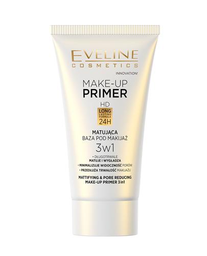 EVELINE COSMETICS MAKE-UP PRIMER Matująca baza pod makijaż 3w1 - 30 ml - Apteka internetowa Melissa