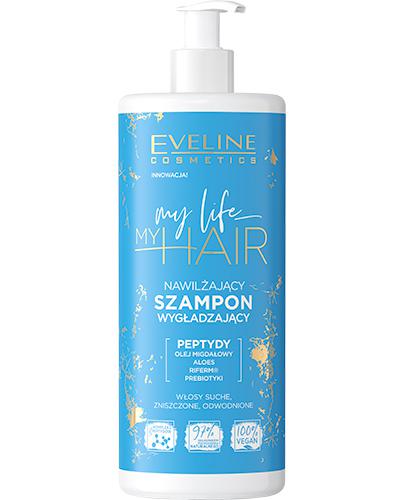  Eveline Cosmetics My Life My Hair Nawilżający Szampon wygładzający do włosów suchych i zniszczonych, 500 ml, cena, opinie, właściwości - Apteka internetowa Melissa  