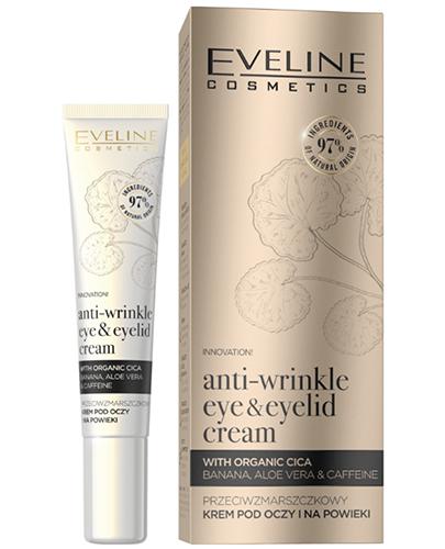  Eveline Cosmetics Organic Gold Przeciwzmarszczkowy krem pod oczy i na powieki - 20 ml - cena, opinie, właściwości - Apteka internetowa Melissa  