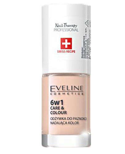  Eveline Cosmetics Skoncentrowana Odżywka do paznokci 6w1 nadająca kolor Nude - 5 ml - cena, opinie, właściwości - Apteka internetowa Melissa  