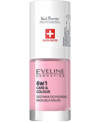  Eveline Cosmetics Skoncentrowana Odżywka do paznokci 6w1 nadająca kolor Shimmer Pink - 5 ml - cena, opinie, stosowanie - Apteka internetowa Melissa  