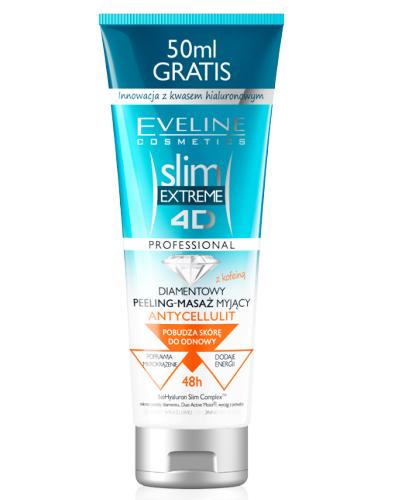 EVELINE COSMETICS SLIM EXTREME 4D Diamentowy peeling - masaż myjący - 250 ml - cena, opinie, właściwości - Drogeria Melissa