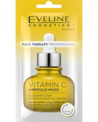  Eveline Face Therapy Professional Ampoule-mask Kremowo-żelowa maseczka Vitamin C, 8 ml - Apteka internetowa Melissa  