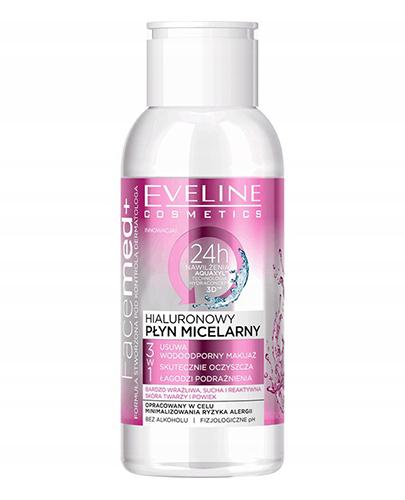  Eveline Cosmetics Facemed+ Hialuronowy płyn micelarny, 100 ml, cena, opinie, właściwości - Apteka internetowa Melissa  