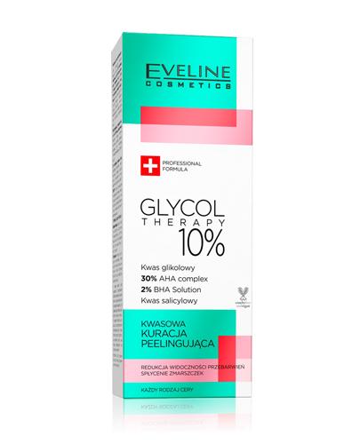 Eveline Glycol Therapy 10% Kwasowa kuracja peelingująca - 20 ml Do skóry z niedoskonałościami - cena, opinie, stosowanie