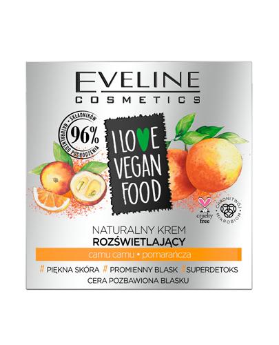 Eveline I Love Vegan Food Naturalny krem rozświetlający - 50 ml Do cery pozbawionej blasku - cena, opinie, stosowanie - Apteka internetowa Melissa