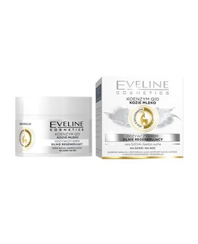  Eveline Cosmetics Odżywczy krem silnie regenerujący Koenzym Q10 + Kozie mleko, 50 ml - Apteka internetowa Melissa  