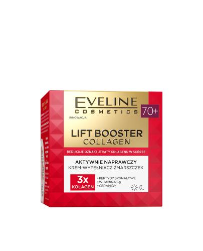  Eveline Lift booster collagen Aktywnie naprawczy krem-wypełniacz zmarszczek 70+, 50 ml - Apteka internetowa Melissa  