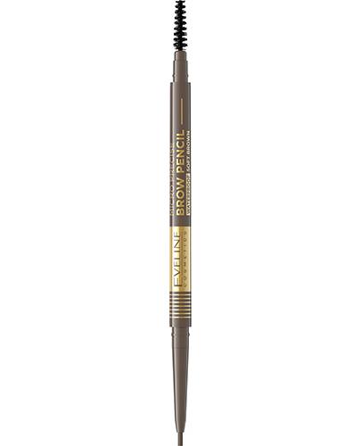  Eveline Micro Precise Brow Pencil Ultraprecyzyjna kredka do brwi Soft Brown 02 - 1 szt. - cena, opinie, właściwości - Apteka internetowa Melissa  