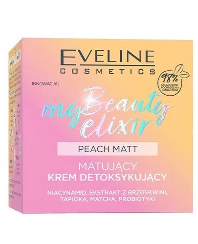  Eveline Cosmetics My Beauty Elixir Matujący krem detoksykujący, 50 ml, cena, opinie, skład - Apteka internetowa Melissa  