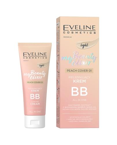  Eveline My Beauty Elixir Pielęgnujący Krem BB all in one Peach Cover Light 01, 30 ml - Apteka internetowa Melissa  
