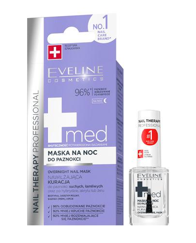  Eveline Nail Therapy Professional Med+  Maska do paznokci na noc, 12 ml cena, opinie, właściwości - Apteka internetowa Melissa  