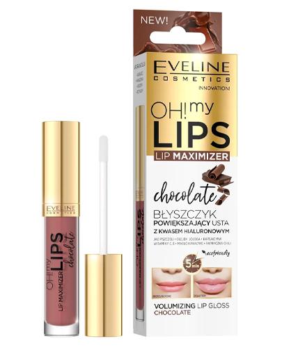  Eveline Oh! My Lips Lip Maximizer chocolate Błyszczyk powiększający usta z kwasem hialuronowym, 4,5 ml - Apteka internetowa Melissa  
