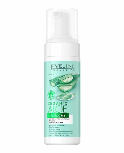  Eveline Cosmetics Aloe + Collagen Oczyszczająco-Łagodząca Pianka do mycia twarzy 3 w 1, 150 ml, cena, opinie, wskazania - Apteka internetowa Melissa  