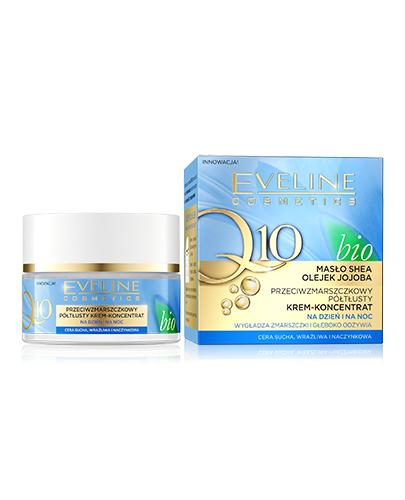  Eveline Cosmetics Q10 Bio Przeciwzmarszczkowy półtłusty krem-koncentrat na noc i na dzień, 50 ml, cena, opinie, właściwości - Apteka internetowa Melissa  