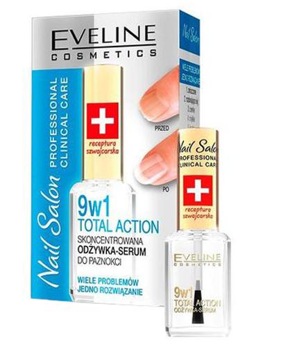 Eveline Cosmetics 9w1 Skoncentrowana odżywka - serum do paznokci - 12 ml - cena, opinie, skład - Drogeria Melissa