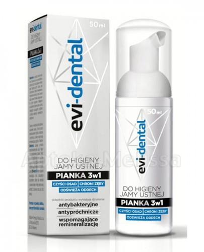 EVI-DENTAL Pianka 3w1 do higieny jamy ustnej - 50 ml - Apteka internetowa Melissa