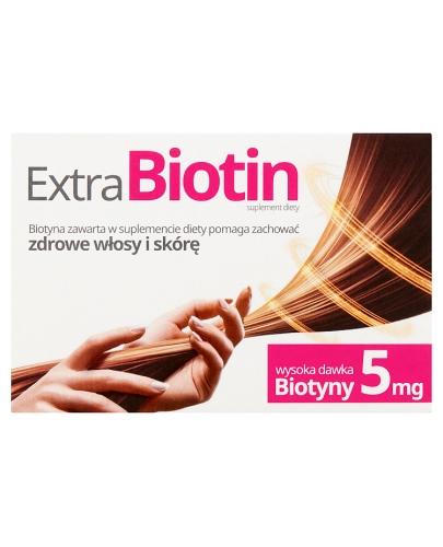 EXTRABIOTIN - 30 tabl. - wysoka dawka 5 mg - cena, właściwości, opinie - Apteka internetowa Melissa