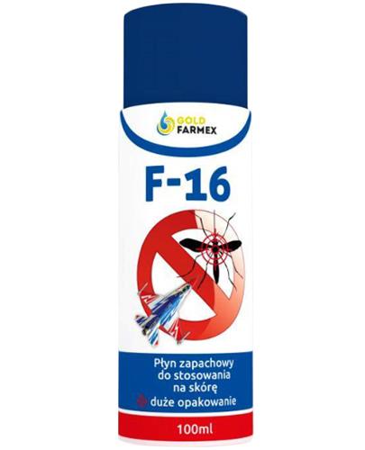  F-16 Płyn odstraszający komary, kleszcze i meszki - 100 ml - Apteka internetowa Melissa  