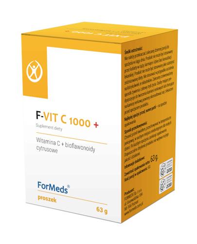  F-VIT C 1000+ ( witamina C + Bioflawonoidy cytrusowe ) 63 g - Apteka internetowa Melissa  