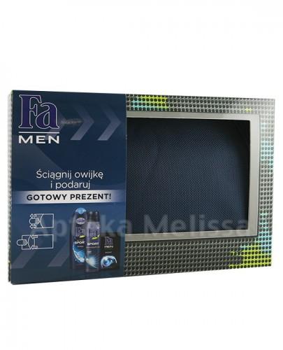 FA MEN Active sport żel pod prysznic - 250 ml + Sport płyn po goleniu - 100 ml + Sport dezodorant - 150 ml + Kosmetyczka - Apteka internetowa Melissa