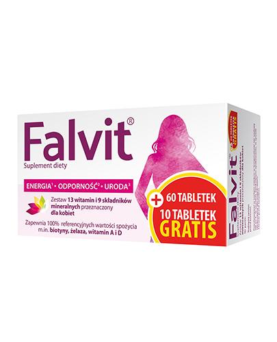 Falvit 60 tabl. + 10 tabl. - cena, opinie, właściwości - Apteka internetowa Melissa