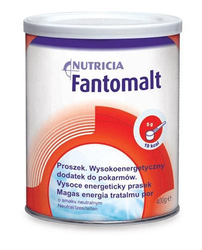 Fantomalt, wysokoenergetyczny dodatek do pokarmów, proszek o smaku neutralnym, 400 g