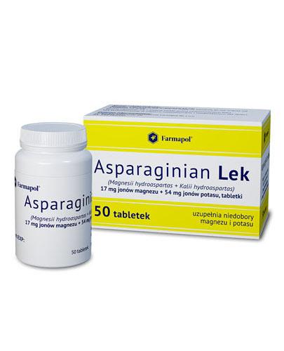  Asparaginian Lek, 50 tabl. - cena, opinie, dawkowanie - Apteka internetowa Melissa  
