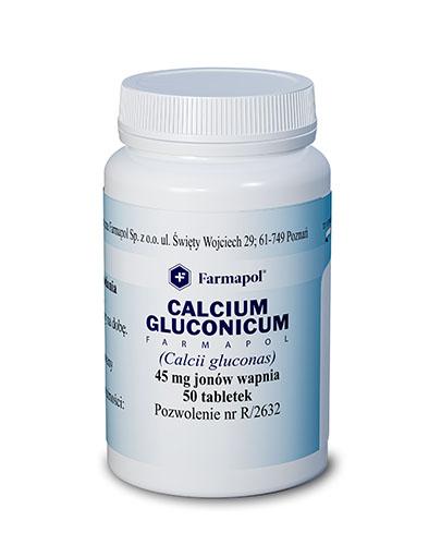 FARMAPOL CALCIUM GLUCONICUM 45 mg - 50 tabl. - Apteka internetowa Melissa  