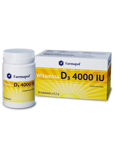 Farmapol Witamina D3 4000 IU, 50 tabletek