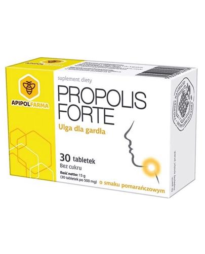  FARMINA Propolis Forte o smaku pomarańczowym - 30 tabletek - Apteka internetowa Melissa  